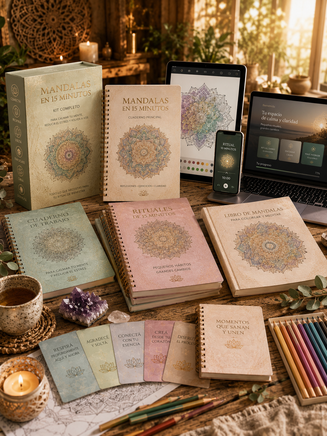 Mandala Reset: Mega Kit de desconexión + 9 Regalos