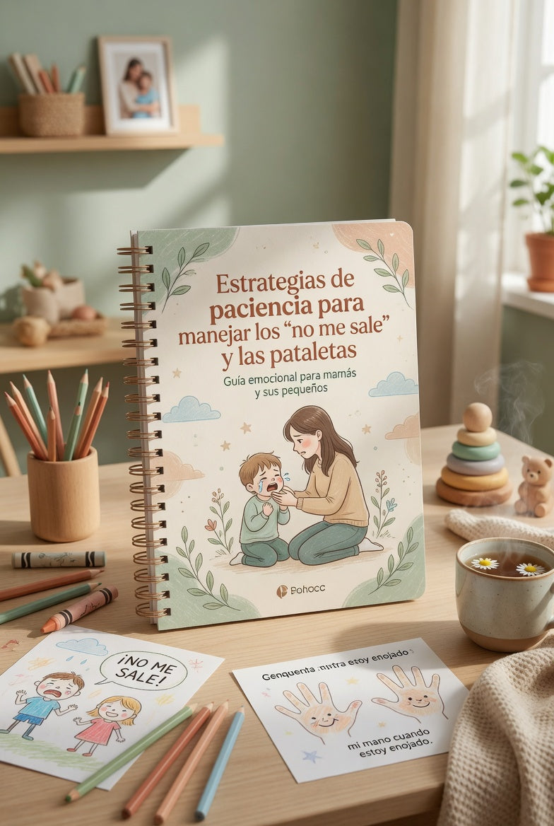 Estrategias de paciencia para manejar los "no me sale" y las pataletas